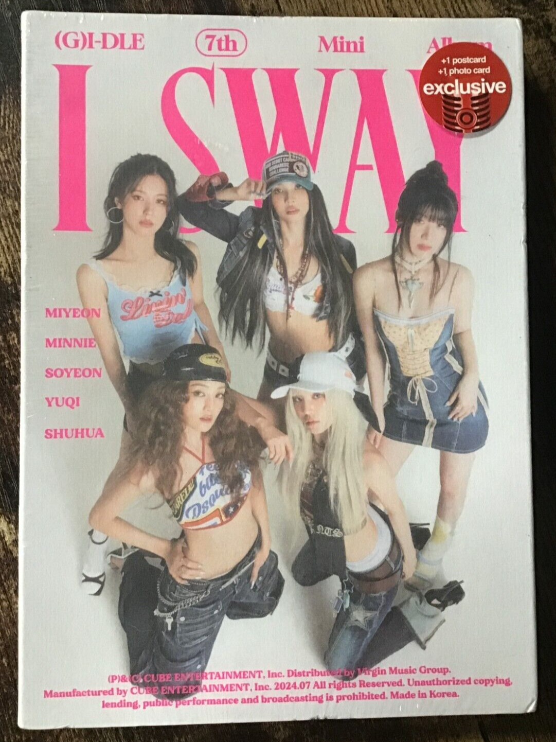 (G)I-DLE - I SWAY (Target Exclusive, CD) 3 Versions - NEW 💿