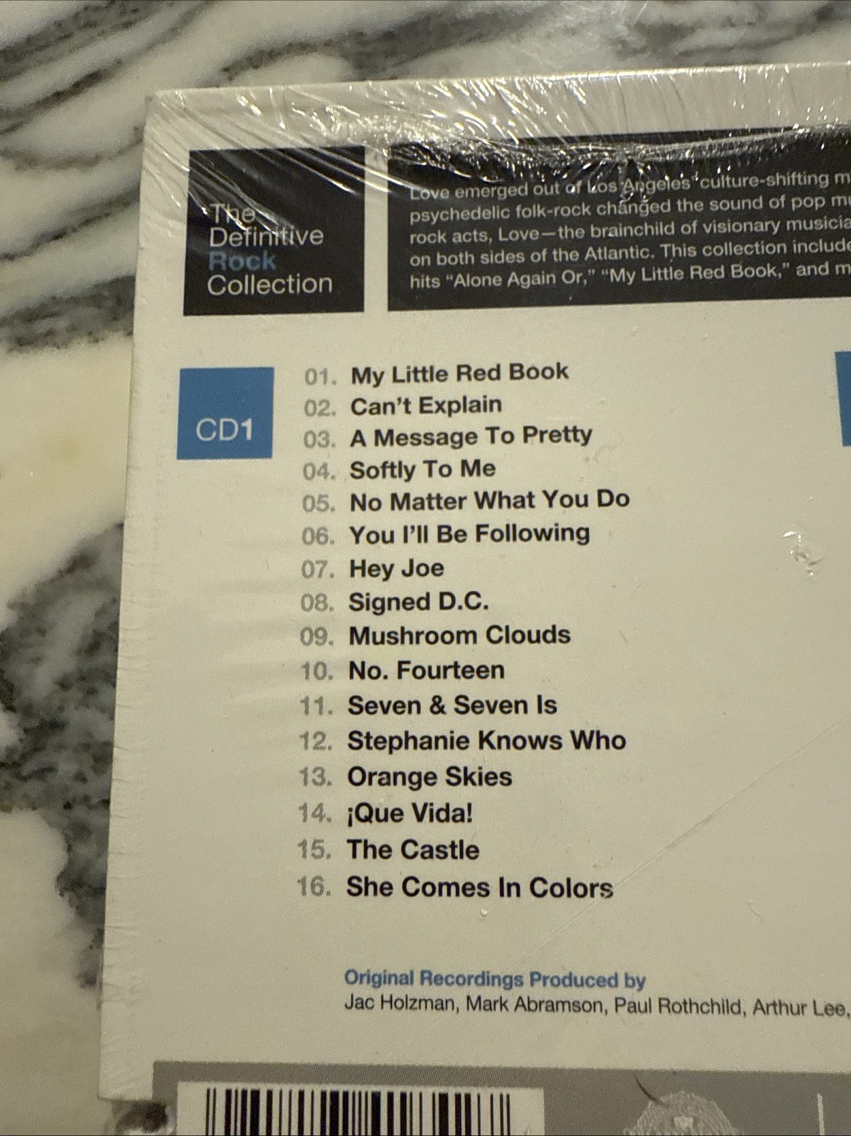Love The Definitive Rock Collection 2 CD Set