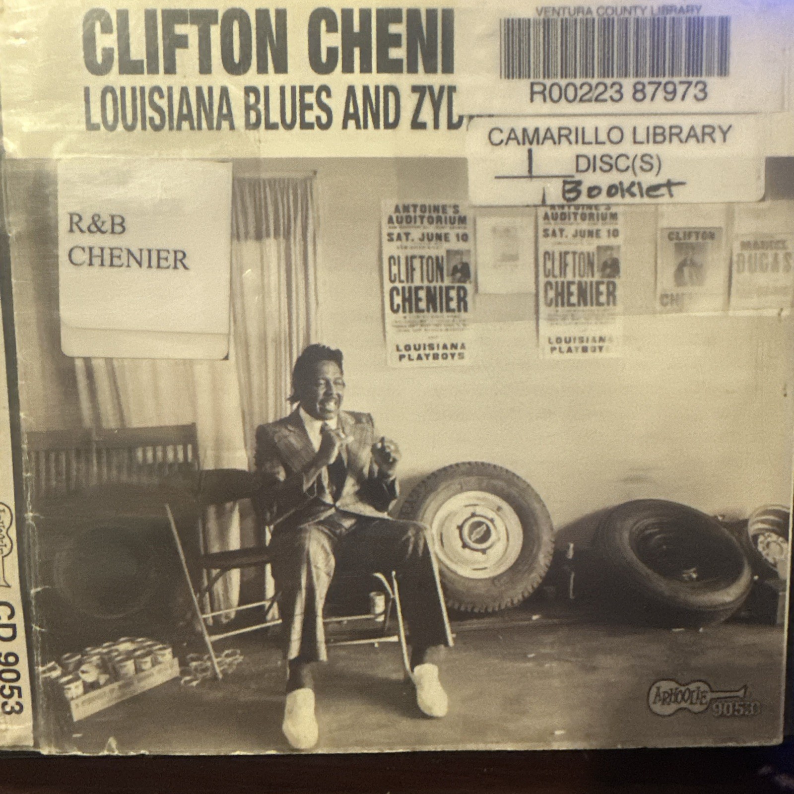 Louisiana Blues & Zydeco by Clifton Chenier (CD, 2005) Super Rare!! Library Cd