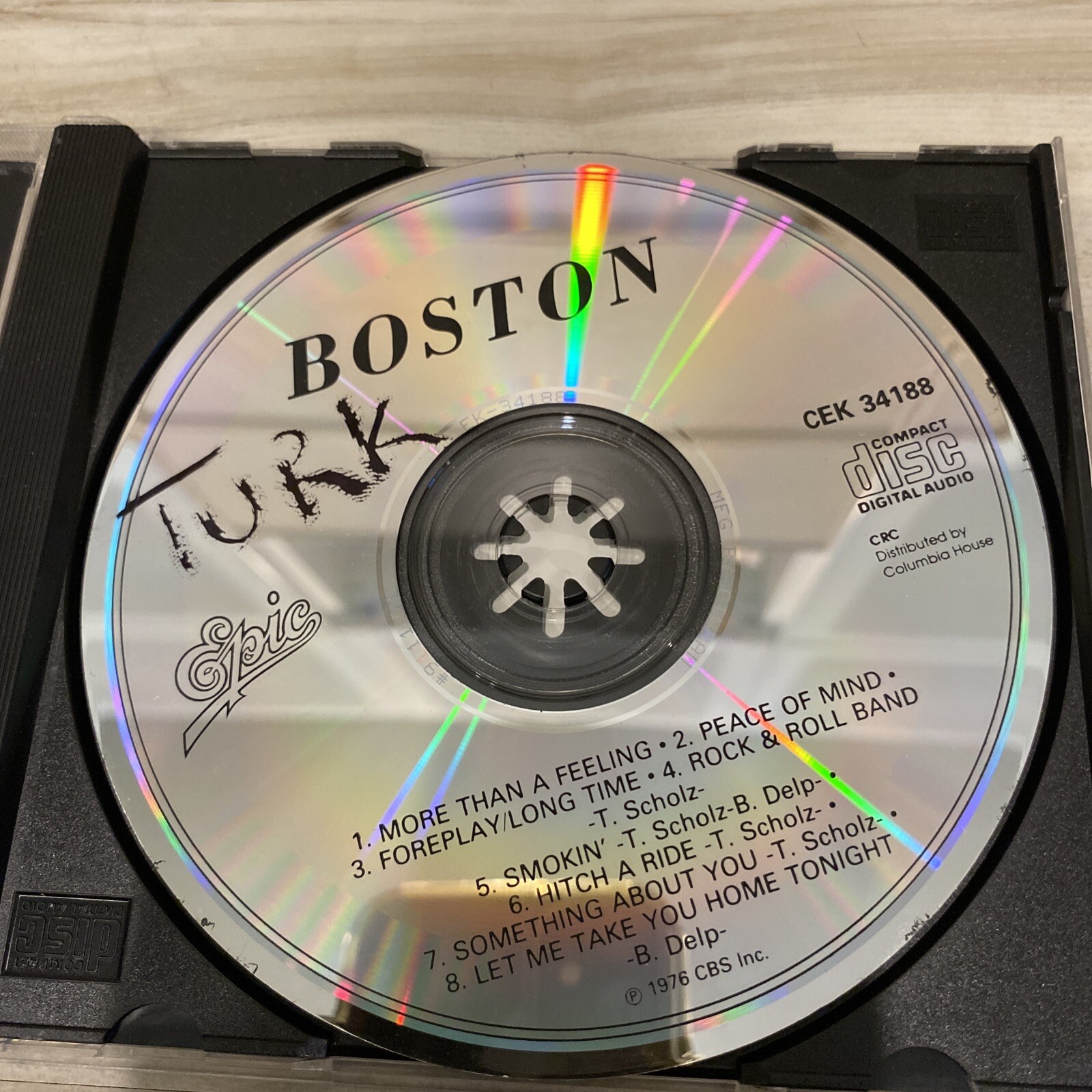Boston 2 CD LOT - Walk On & Self Titled 70s ROCK