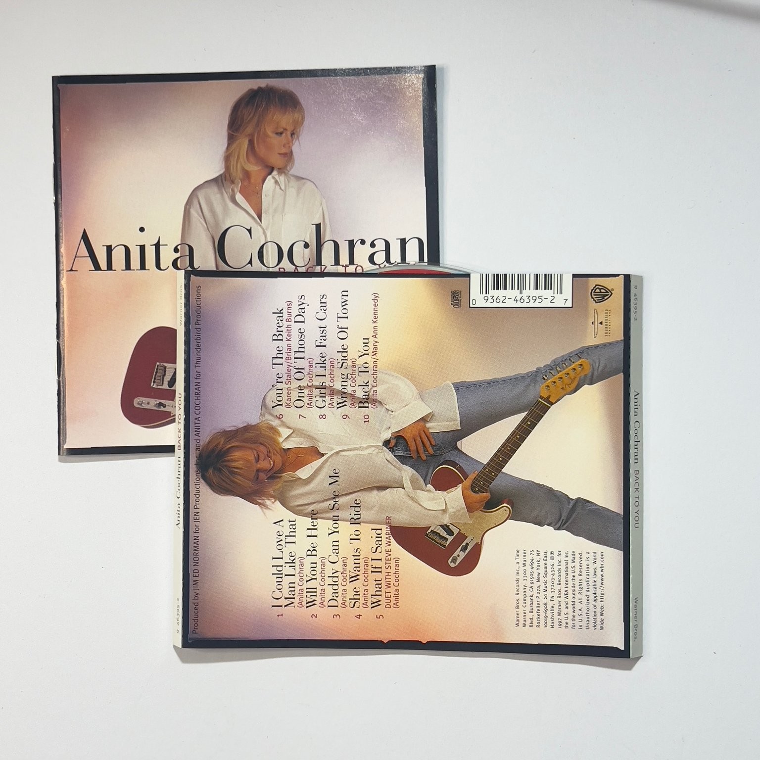 Anita Cochran - Back To You CD 1997 Warner Bros Country Rock CD & ARTWORK ONLY