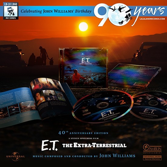 E.T. the Extra-Terrestrial 40th Anniversary La-La Land Records John Williams CD!
