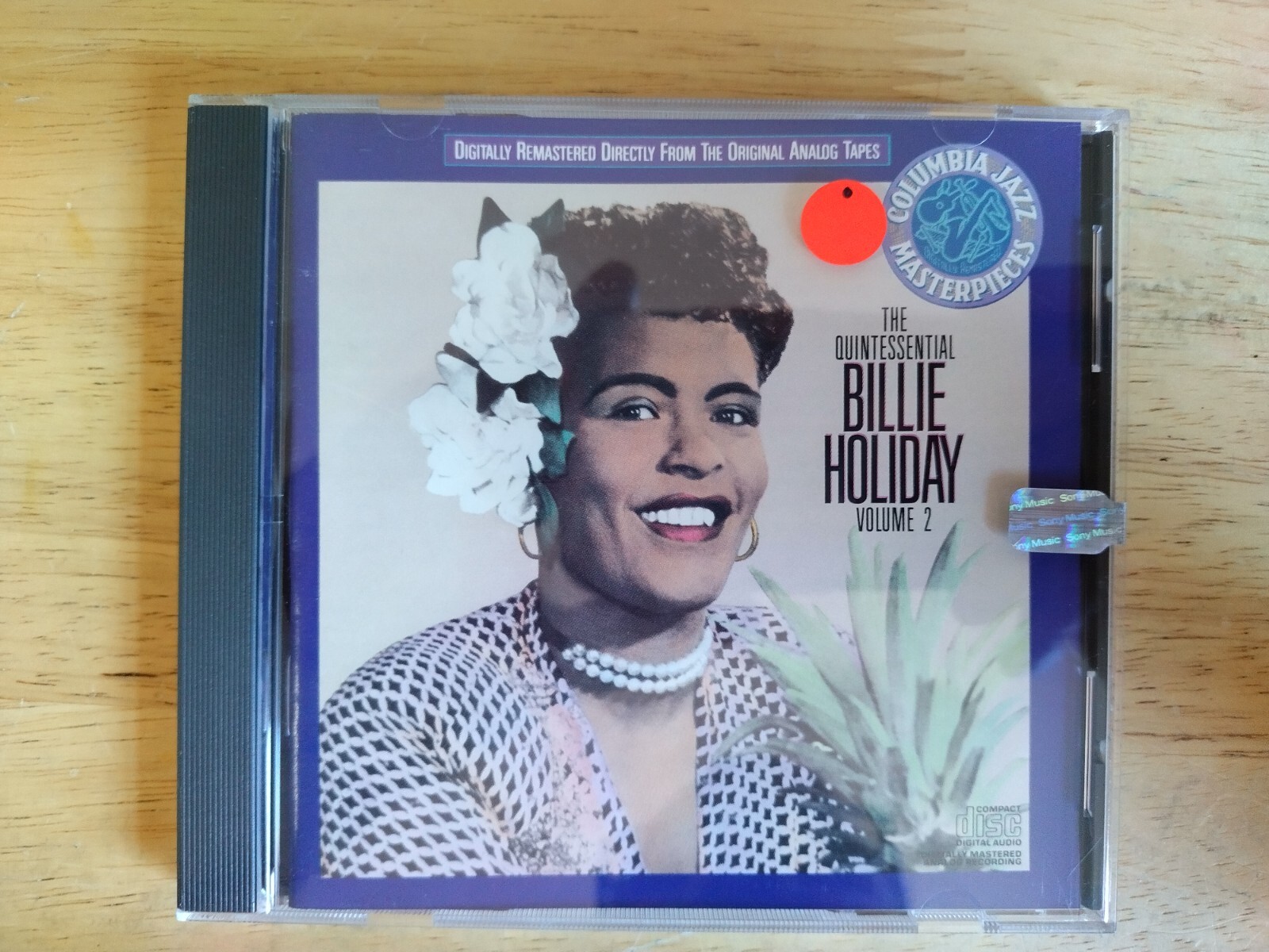 Billie Holiday Music CD - The Quintessential Billie Holiday Vol 2 [VERY GOOD CD]