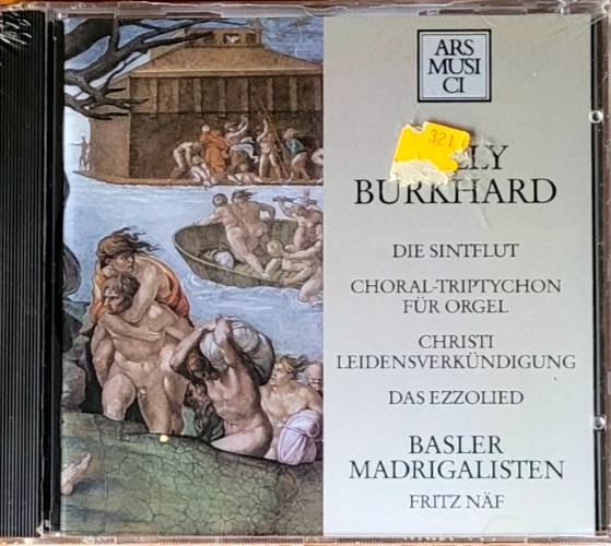 Willy Burkhard: Sacred Works - Fritz Naf (New Sealed) Rare