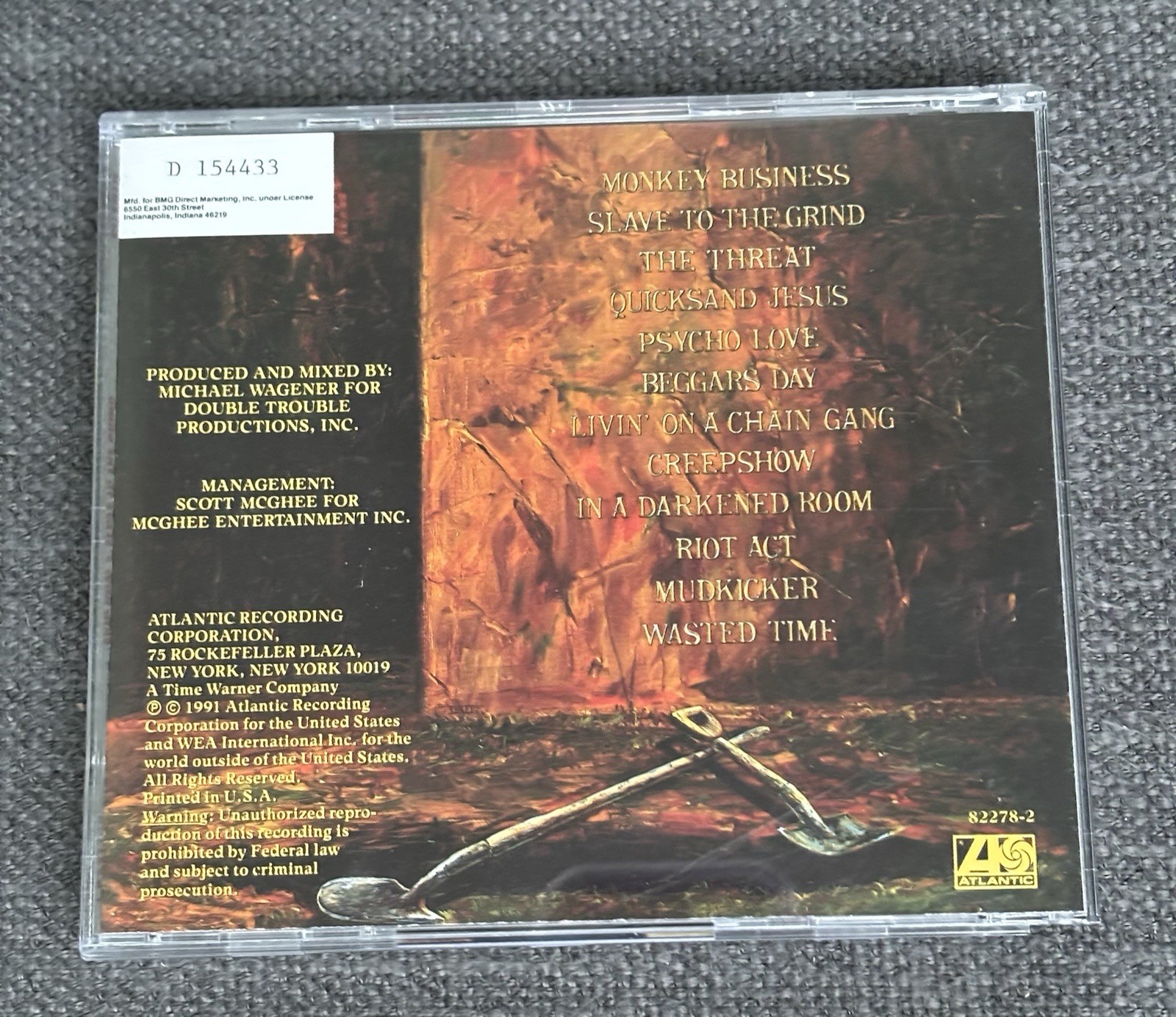 Skid Row CD Slave To The Grind 1991