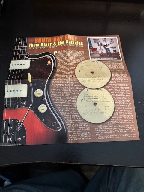 Thom Starr & The Galaxies South Bay Surf Music CD Sundazed