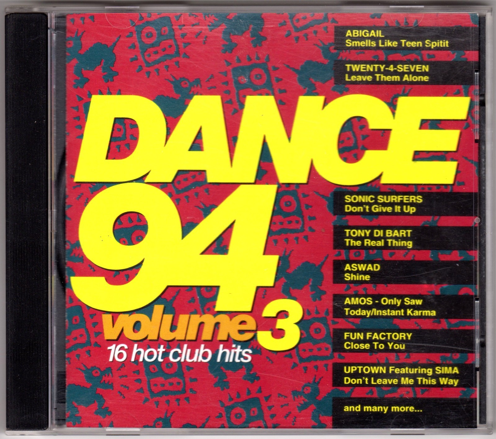 Dance 94 Volume 3 CD 90's Dance Twenty-4-Seven Aswad Tony Di Bart Fun Factory