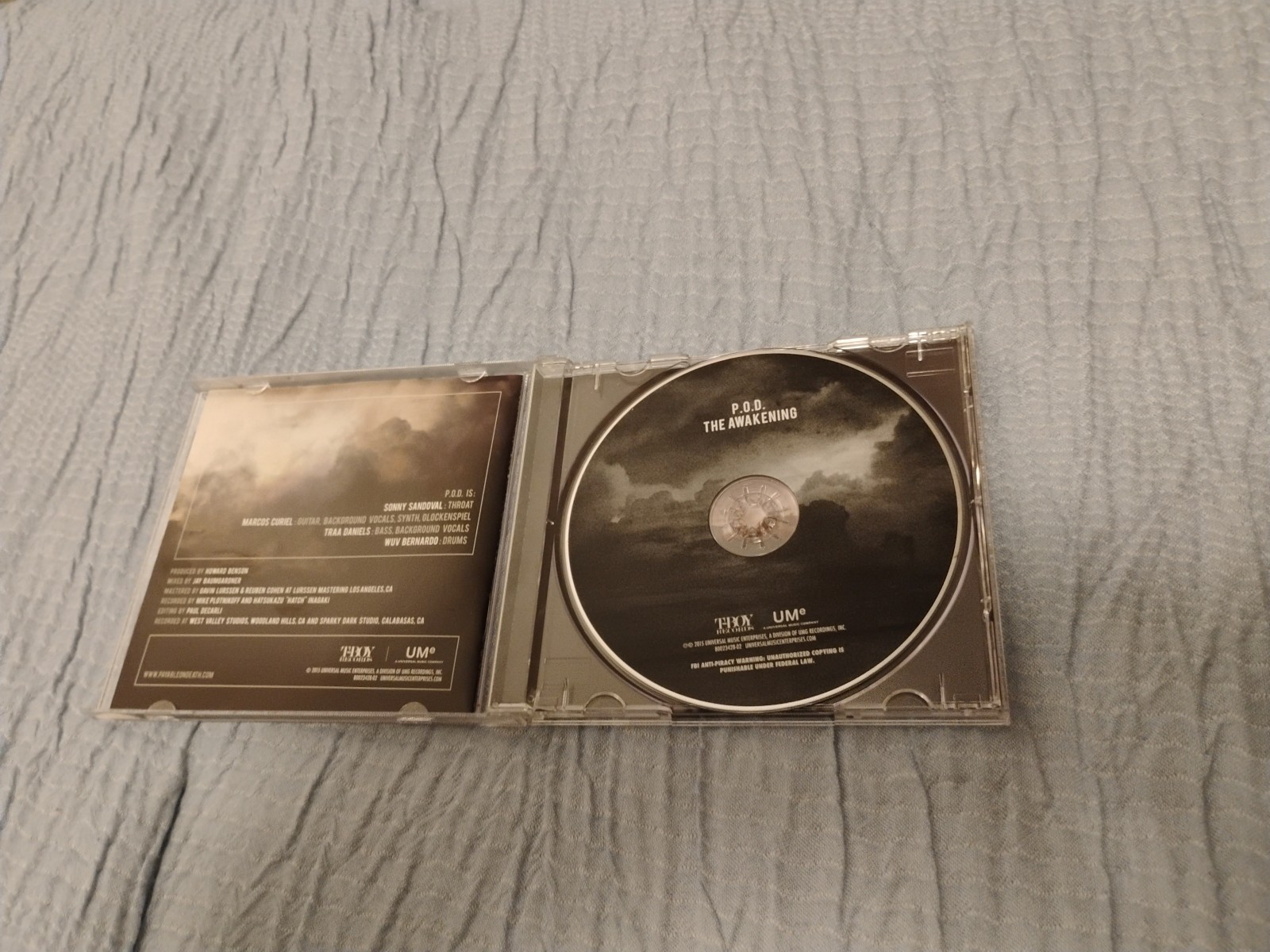 The Awakening by P.O.D. CD 2015 Signed By All Band Members