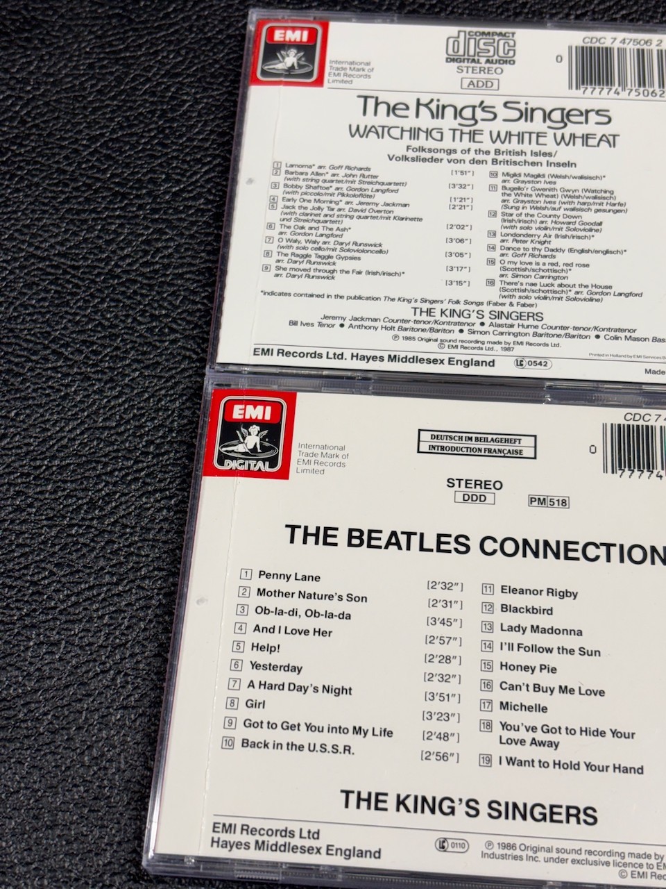 EMI West Germany CD Lot 2 Kings Singers Beatles Connection Folk Import WG