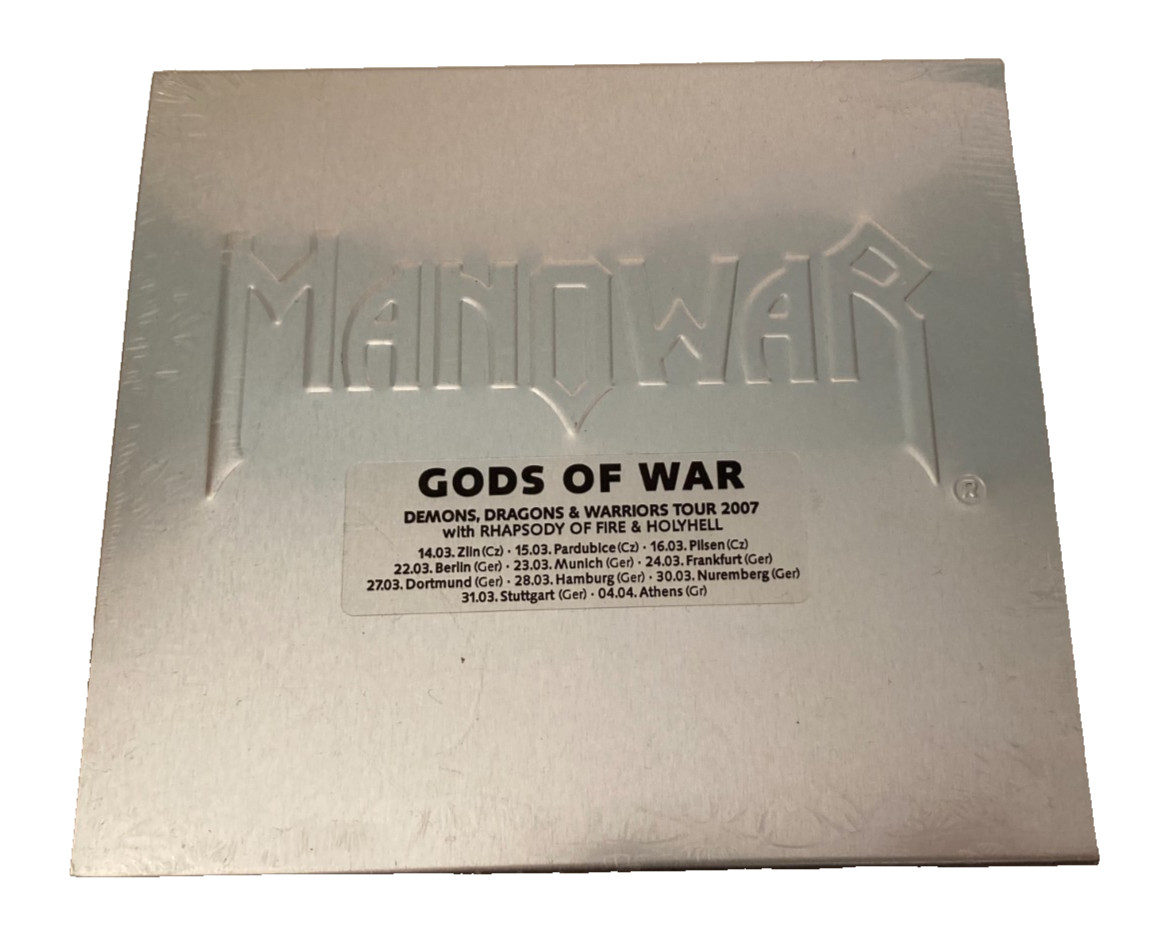 Manowar Gods Of War Limited Edition CD DVD Digibook Slipcase Set SEALED