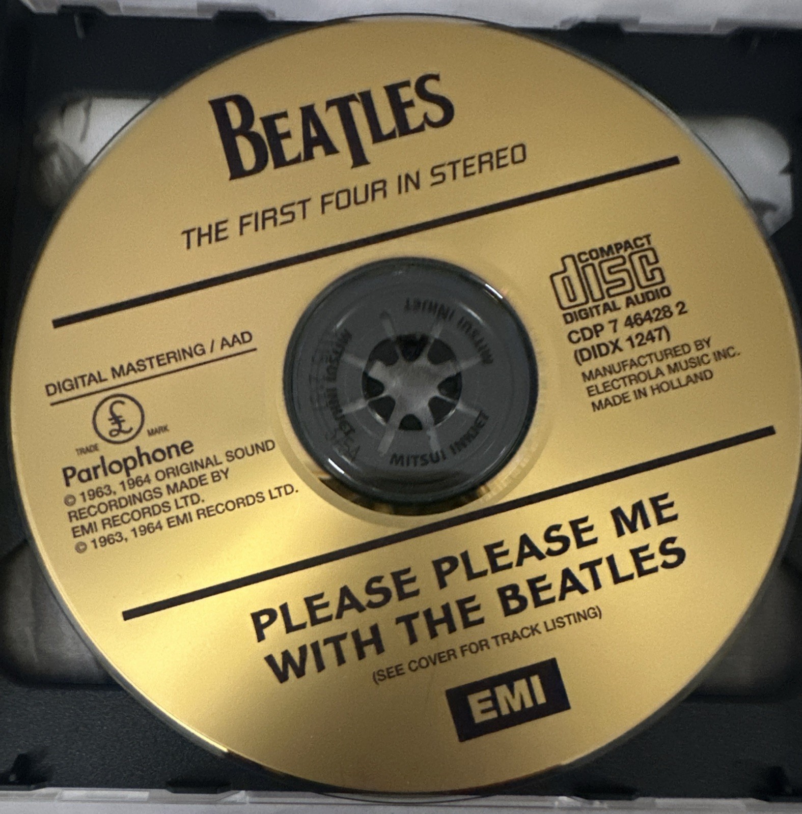 Vintage Beatles First Four In Stereo 2 CD Set EMI Parlophone Holland Pressing