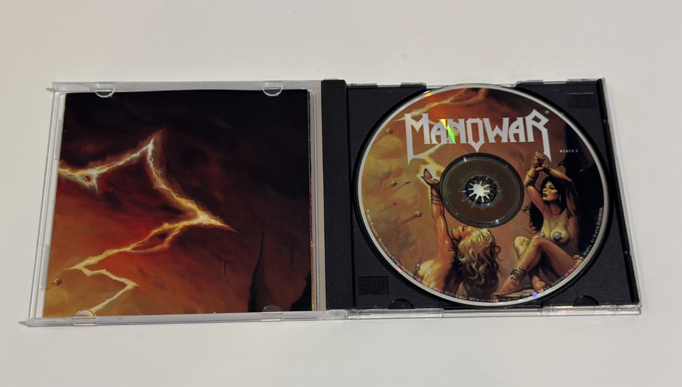 Manowar CD Lot Kings Of Metal 1988 The Triumph Of Steel 1992 Heavy Metal