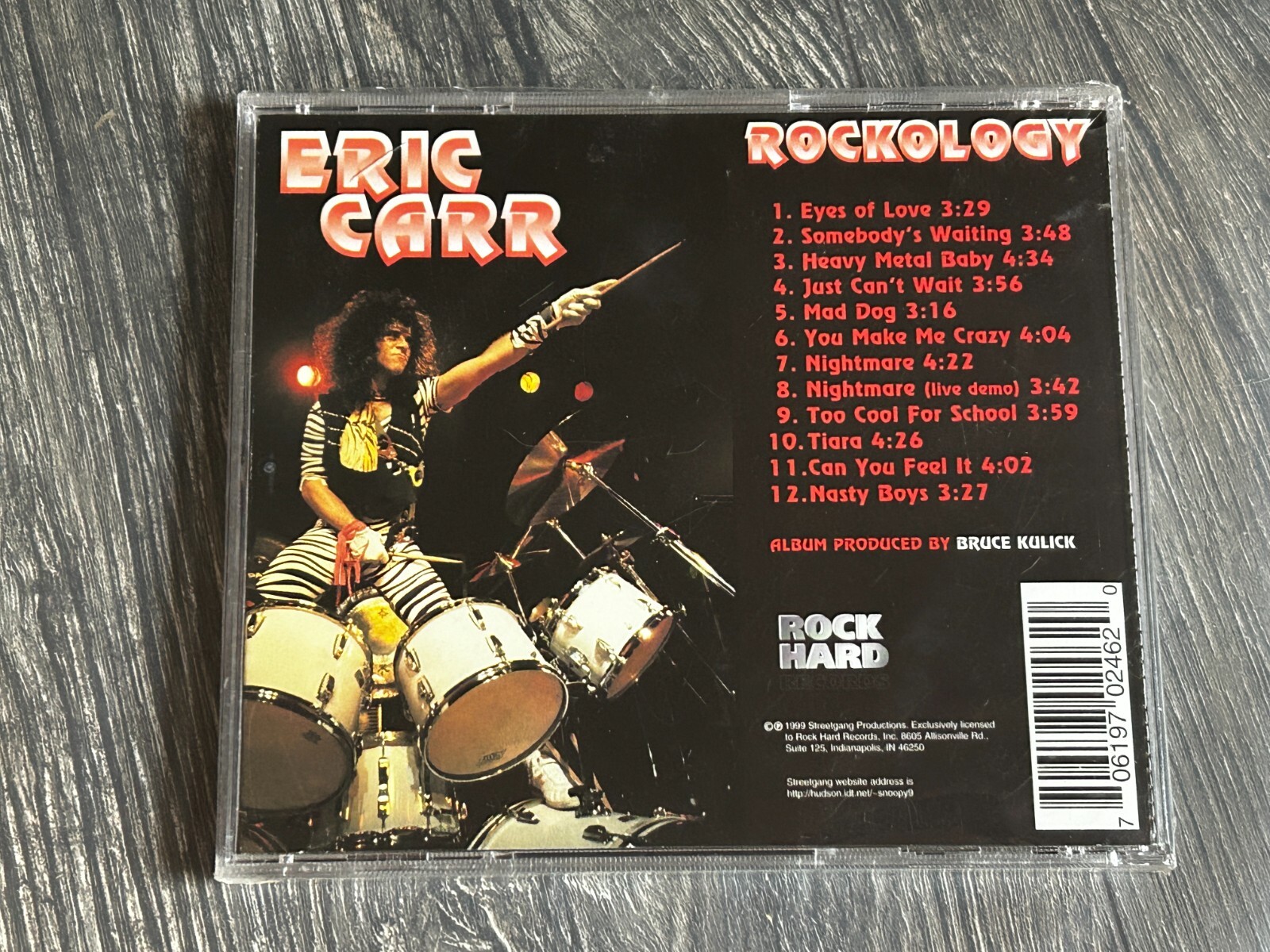 KISS CD Eric Carr Rockology SEALED Eric Carr Guitar Pick Bruce Kulick Vintage