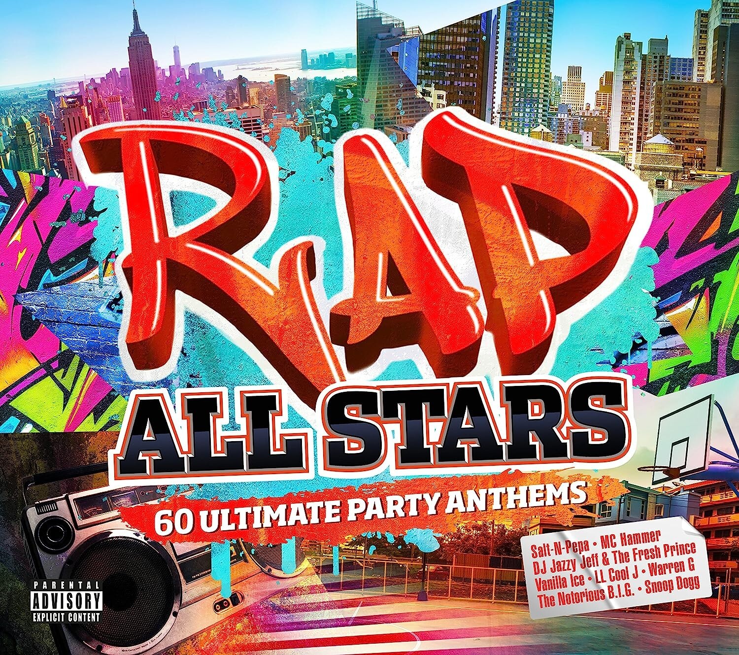 Rap All Stars - Various - Explicit - 3 CD - New CD