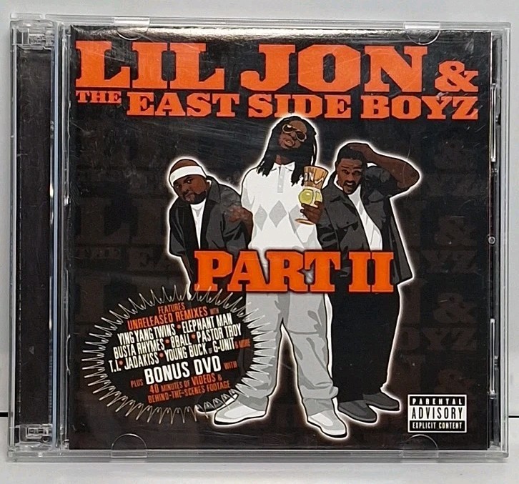 Lil Jon & The East Side Boyz CD Lot Crunk Juice Kings Of Crunk 2 & Crunk Rock VG