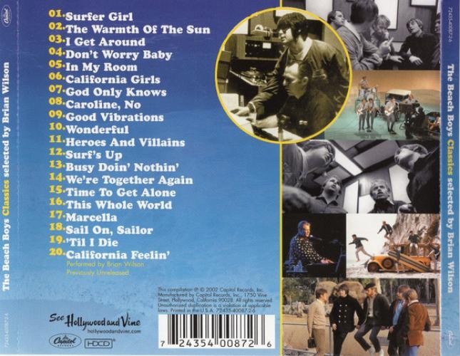 The Beach Boys - Classics Selected By Brian Wilson (CD) (Good Plus (G+)) - 40576