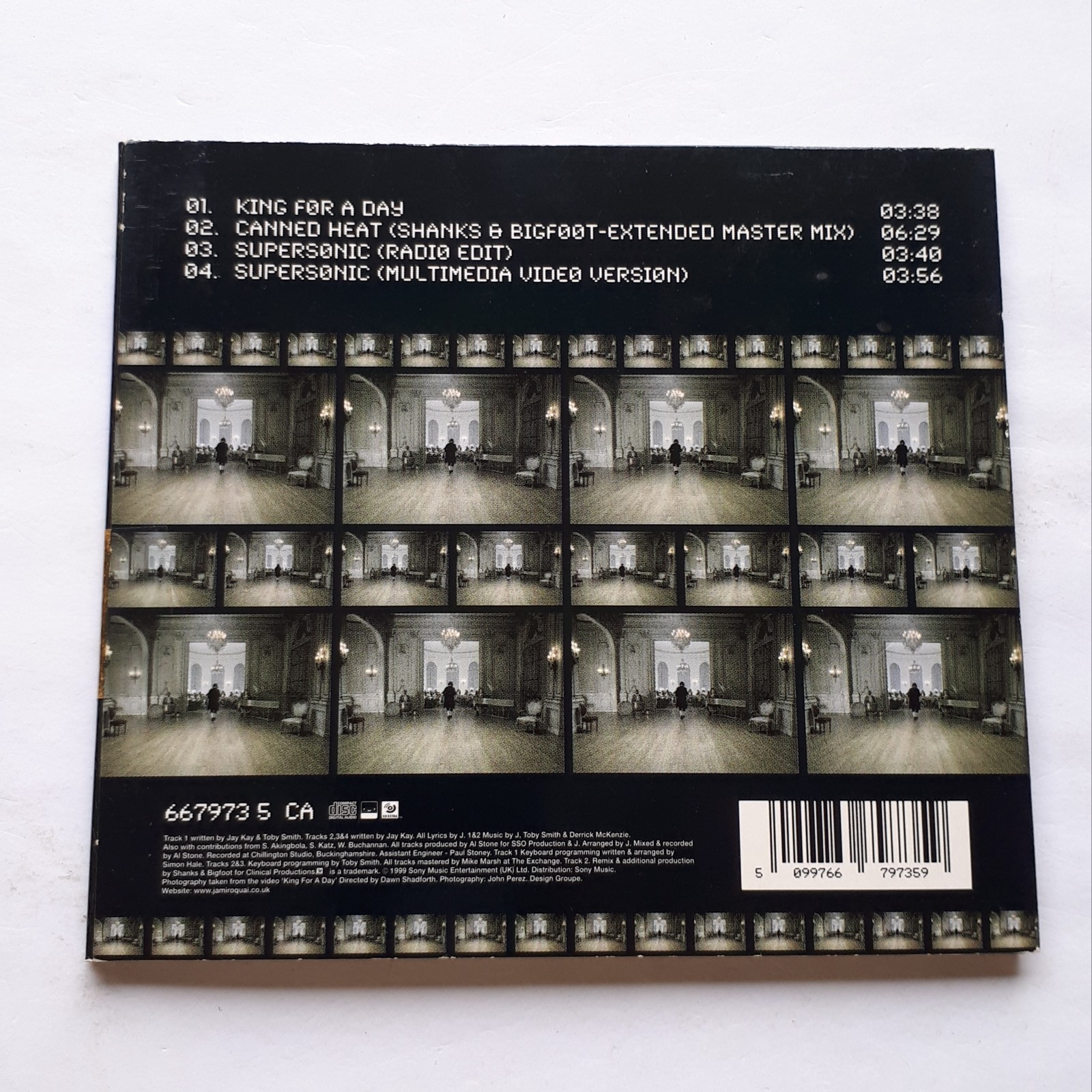 Jamiroquai - King For A Day -1999 UK Enhanced CD Single Housed in Card Slip Case