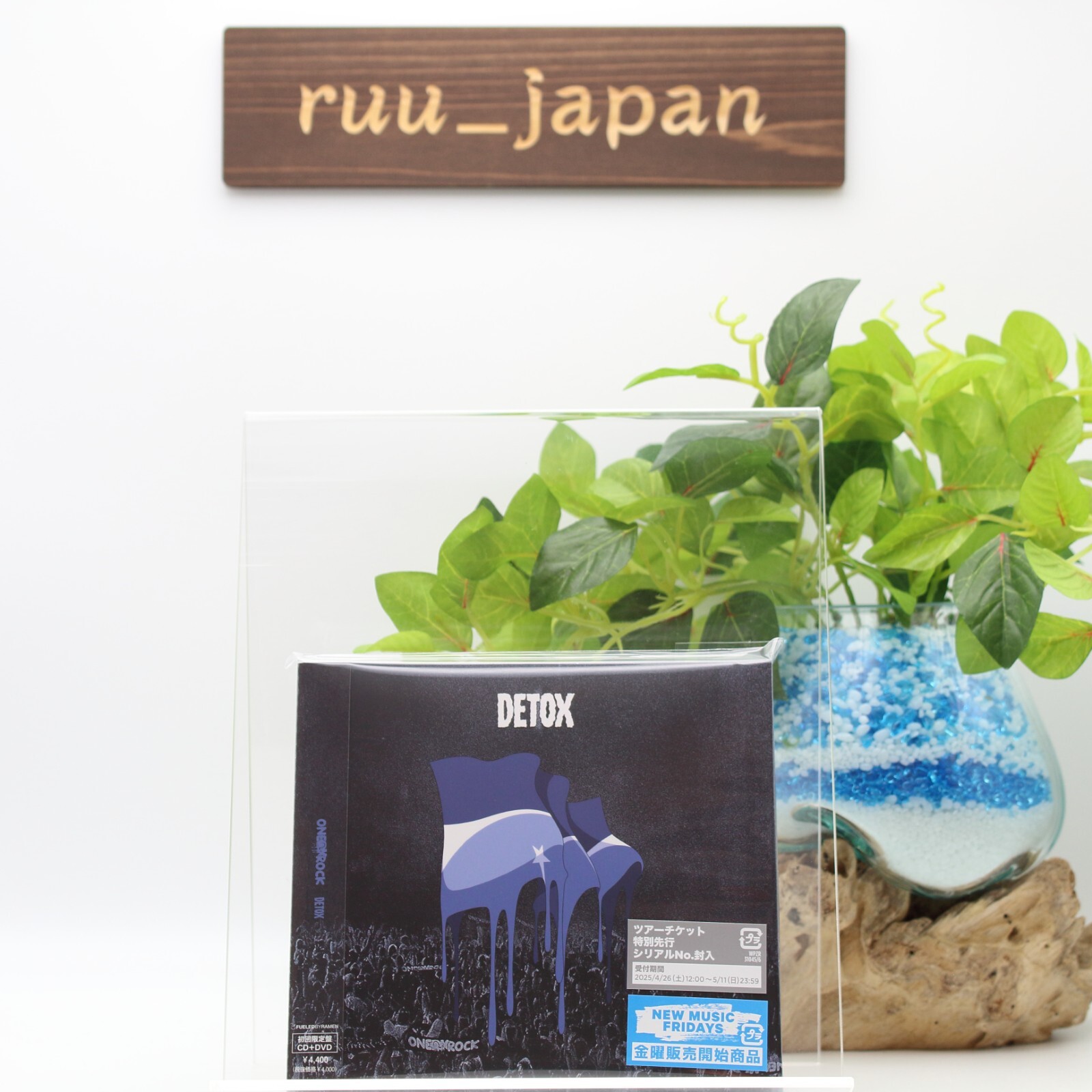 New ONE OK ROCK DETOX LIMITED FIRST EDITION CD + DVD JAPANESE