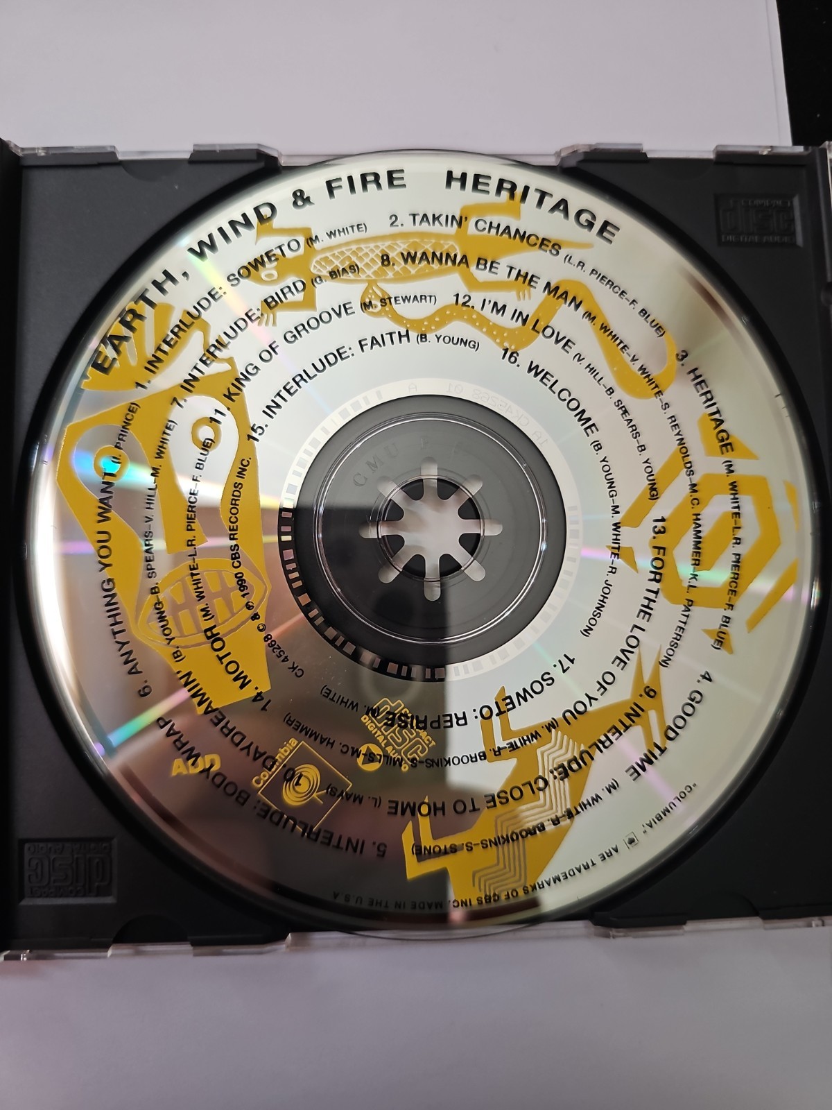 Heritage by Earth, Wind & Fire (CD, 1990, Columbia)