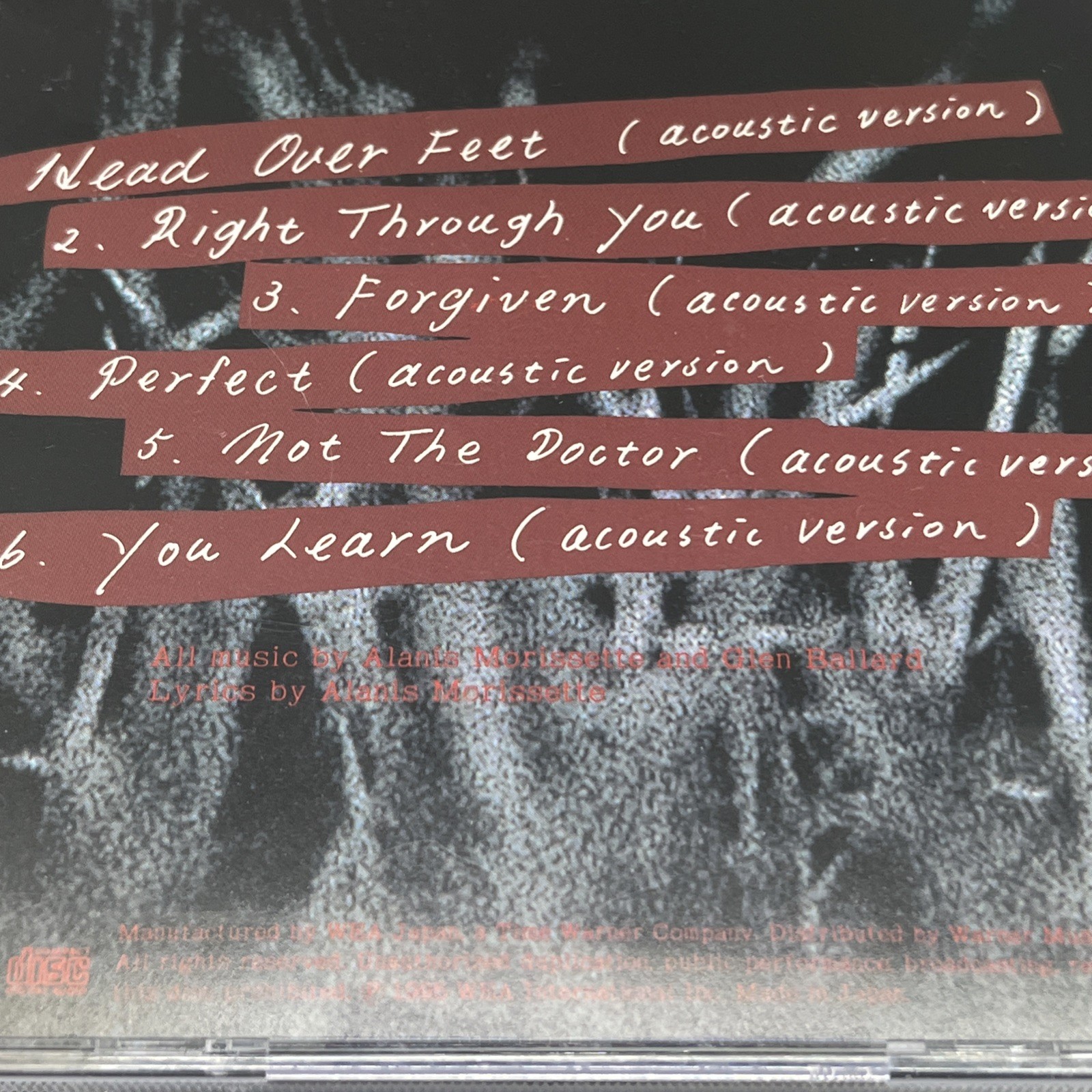 ALANIS MORISSETTE CD SPACE CAKES MAVERICK JAPAN 6 TRACKS Rare