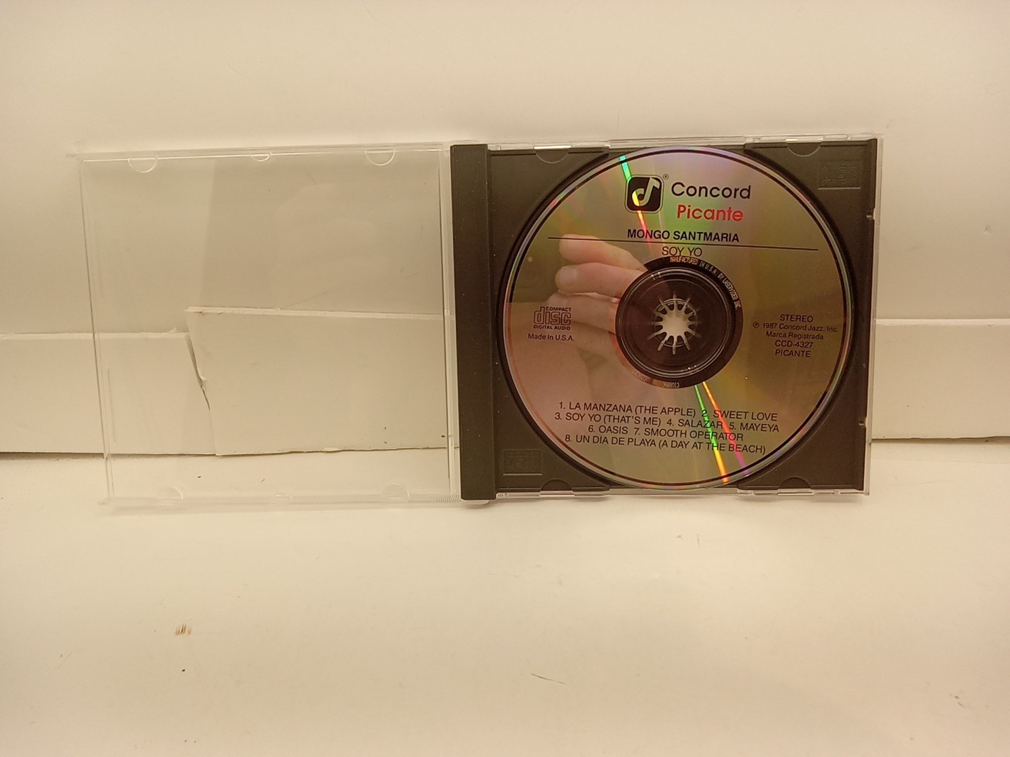 Mongo Santamaria – Soy Yo (CD, 1987, Concord) NO Front Insert - CCD-4327