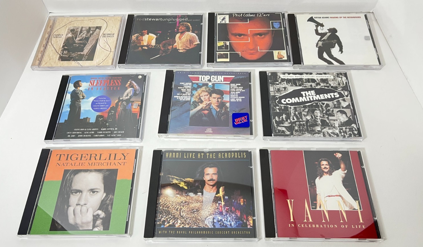 Vtg Lot 40 CD Mixed Music, See List 70-90's Elvis ,Elton, Diamond, Beatles++