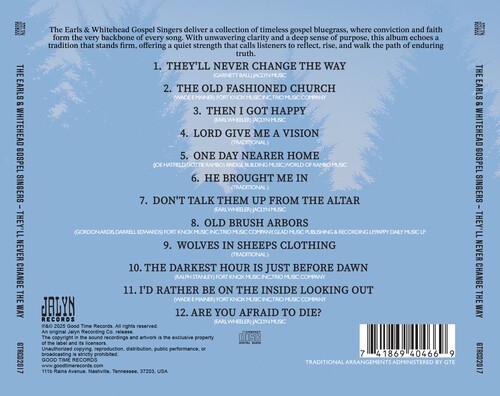 Earls & Whitehead Go - They'll Never Change the Way [Used Very Good CD]