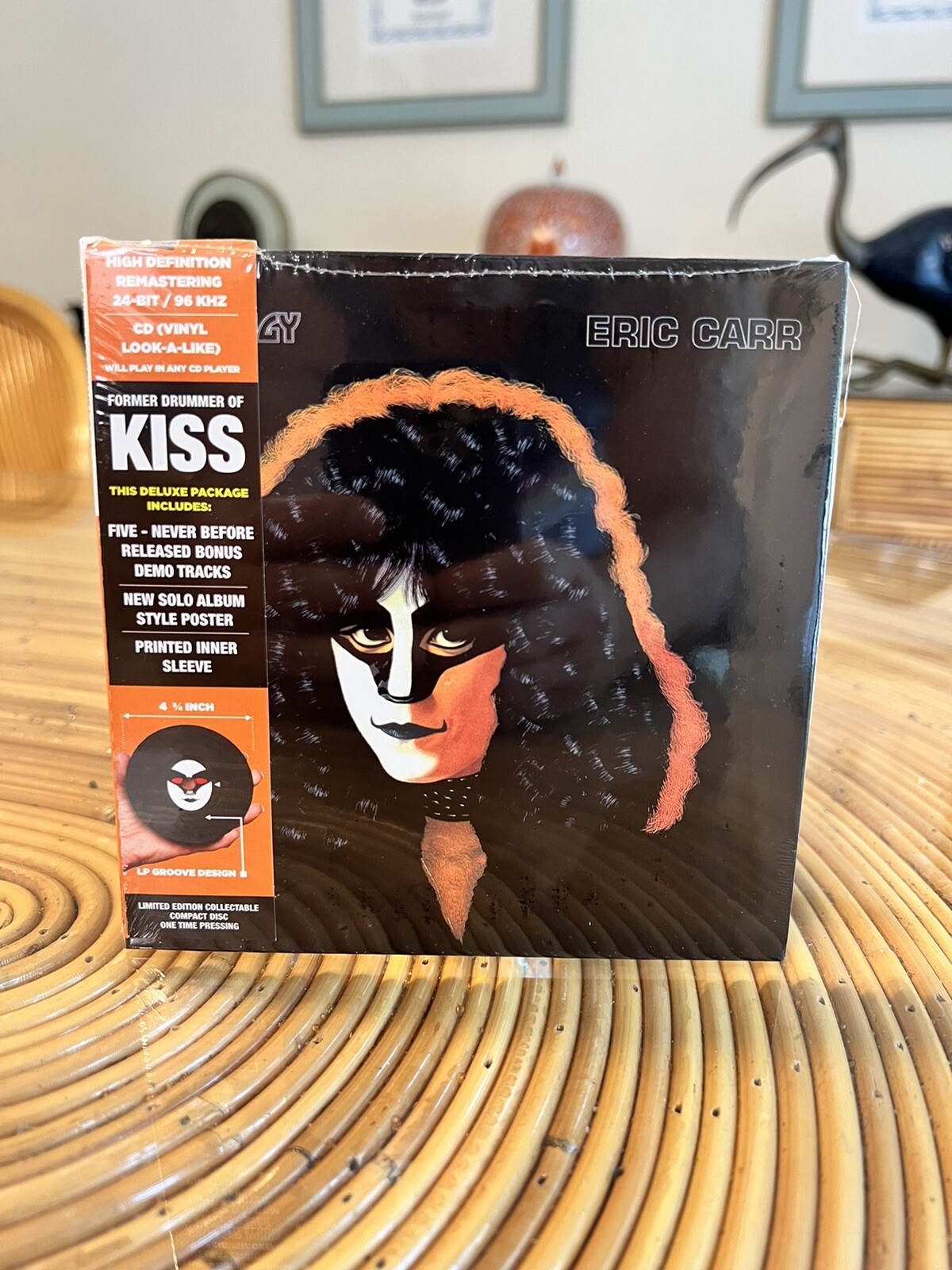 Eric Carr Rockology CD Limited to 500 copies - KISS RSD 2023 NEW - SHIPS FREE 💋