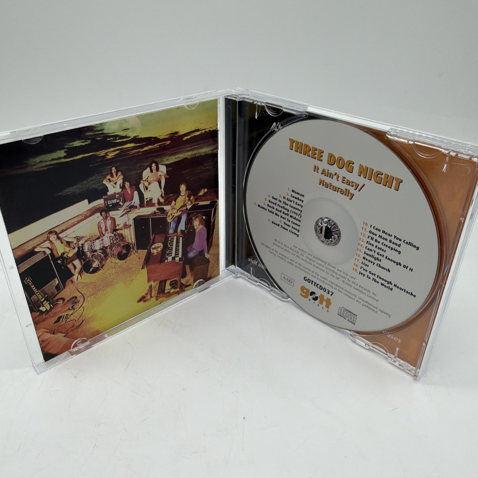 It Ain't Easy / Naturally by Three Dog Night [Audio CD] UK Import/ In Mint Cond.