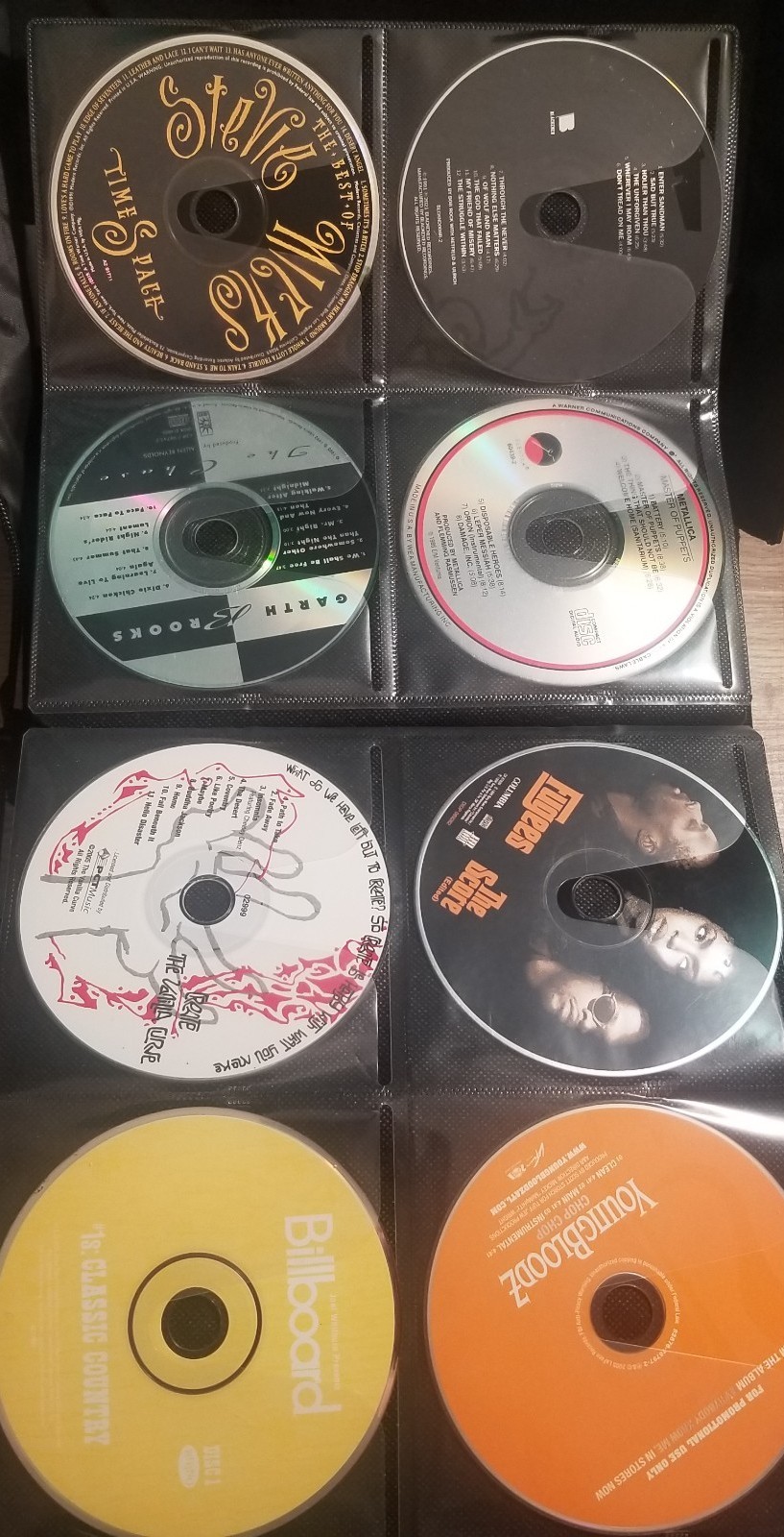 Heavy Thrash Speed Metal Hard Glam Rock Dubstep Rap Hip Hop 400 CD Binder Book