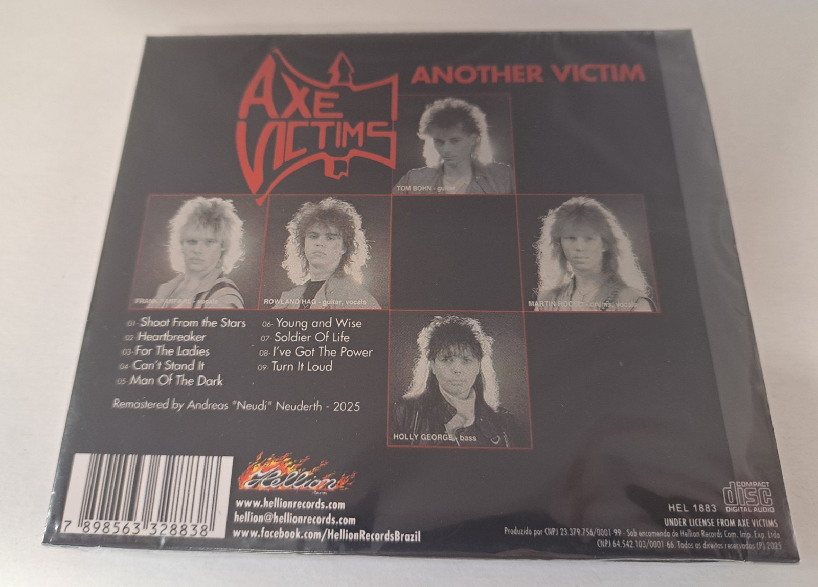 Axe Victims Another Victim New CD Brazil O-Card Heavy Metal