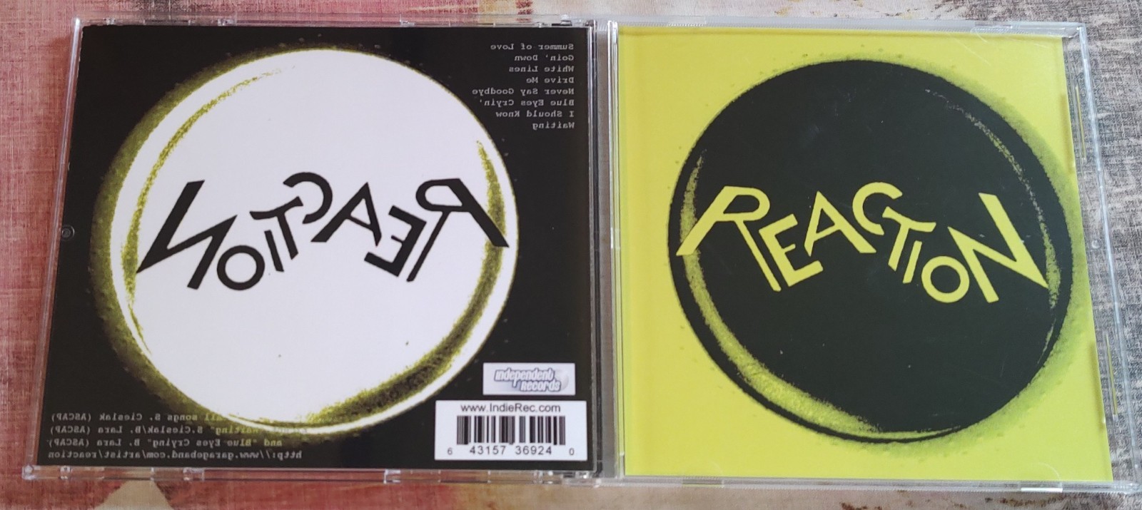 ReactioN ‎– ReactioN - 2005 INDEPENDENT RECS - RARE INDIE CHICAGO POWER POP