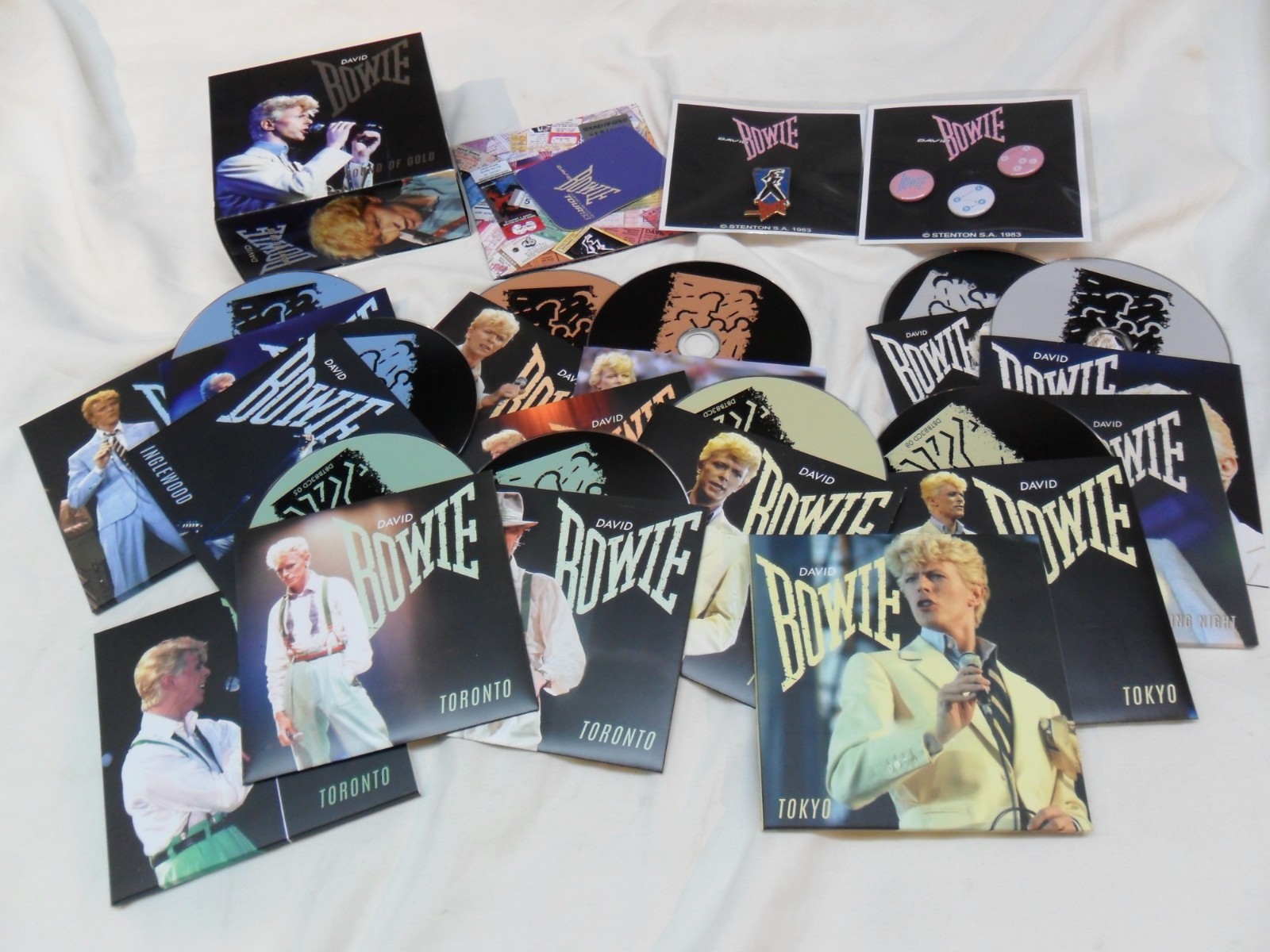 David Bowie–Sound Of Gold-Serious Moonlight Tour-10 CD/DVD Box Set Ltd. Edition
