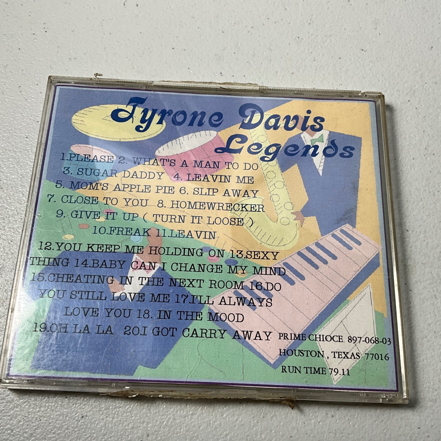 Tyrone Davis - Legends CD Album - Prime Choice 897-068-03 - R&B Soul Blues