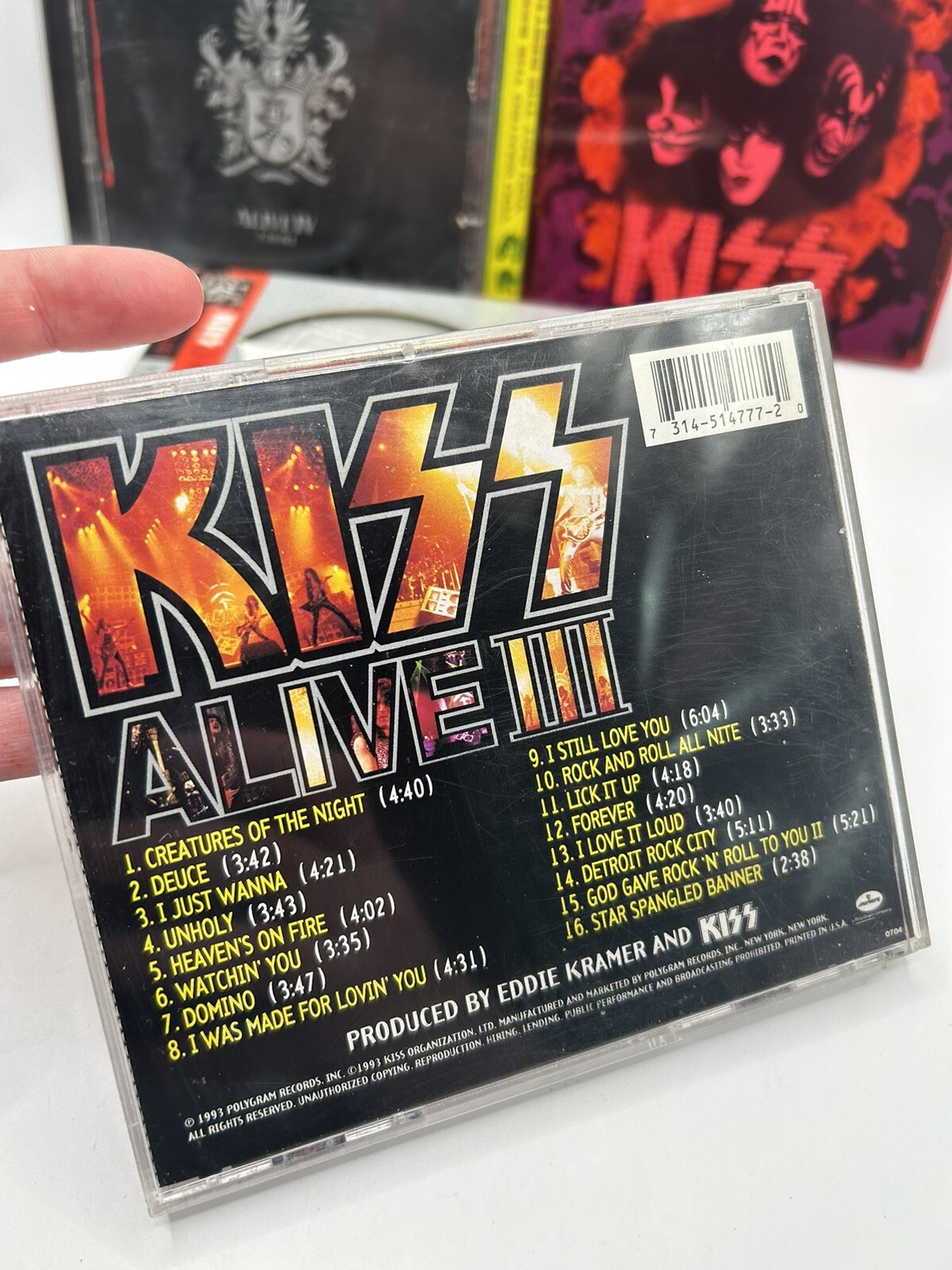 Kiss 4 CD Lot - Alive III, Alive IV, You Want The Best You Got The Best,