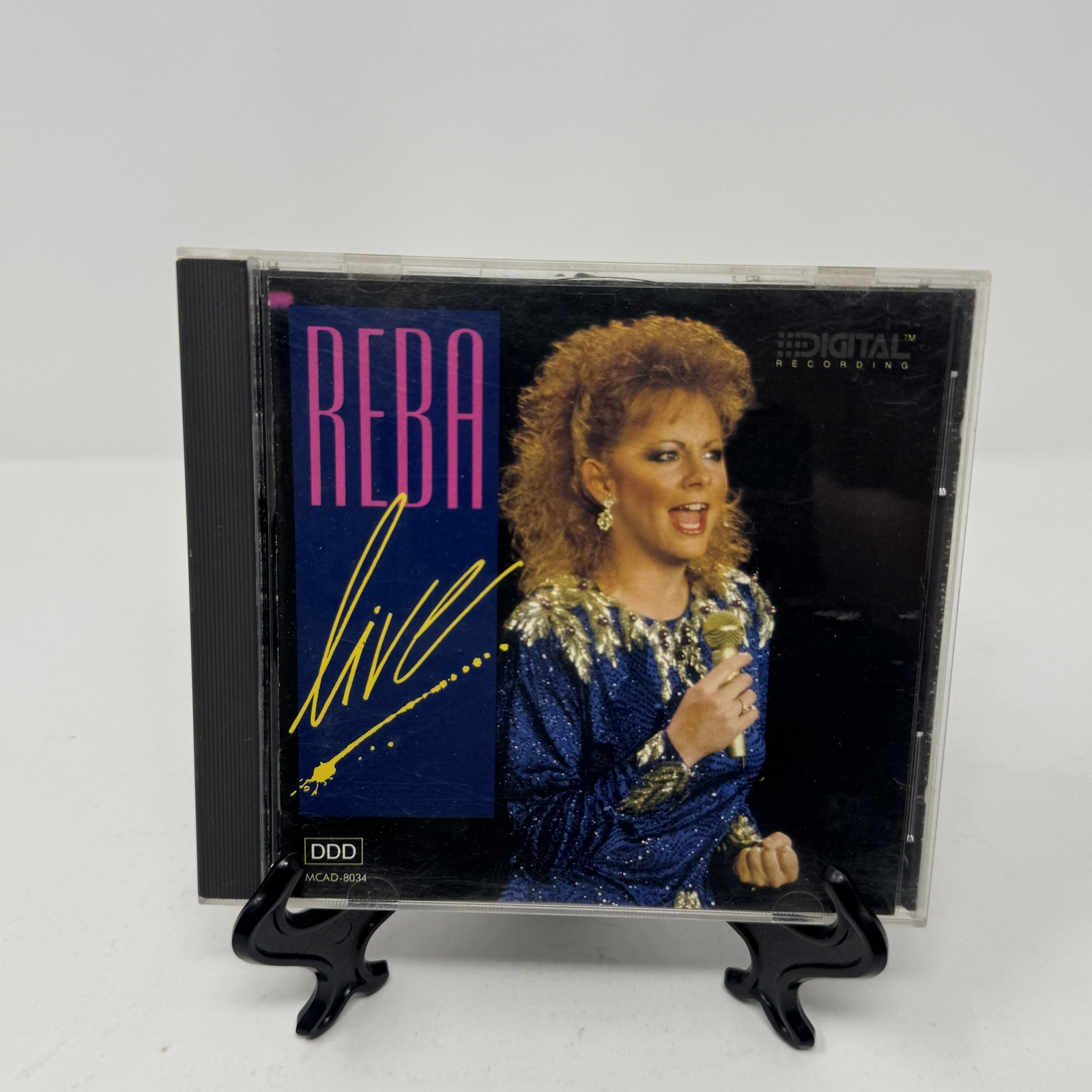 Reba McEntire - Live (1989) CD Album MCAD-8034 Digital Recording Country Music