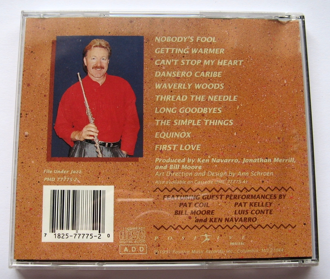 Peter Gordon Whisper & Wail Flute and Saxophone New Age CD