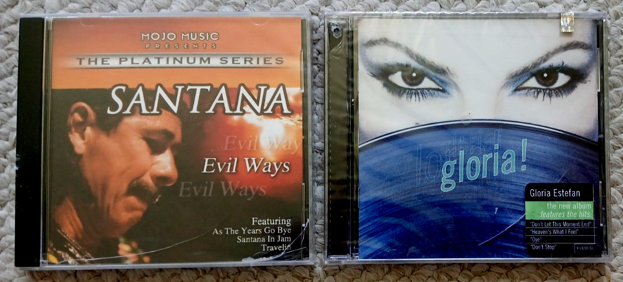 Lot Of 10 Factory Sealed Rock CDs Santana Stones Hendrix Cocker Bangles Frampton