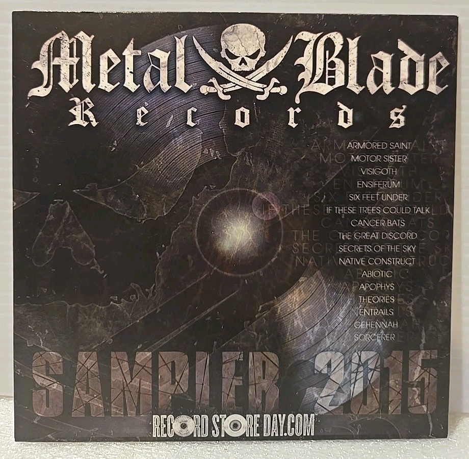 Metal Blade Records CD Sampler 2015 Record Store Day PROMO