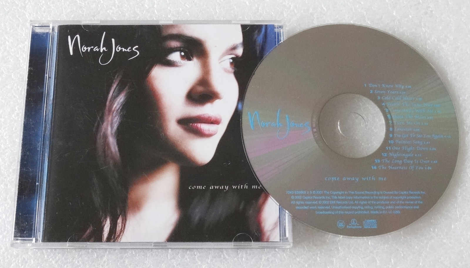 Norah Jones CD Come Away With Me [2002] **Mint Disc** UK FREEPOST