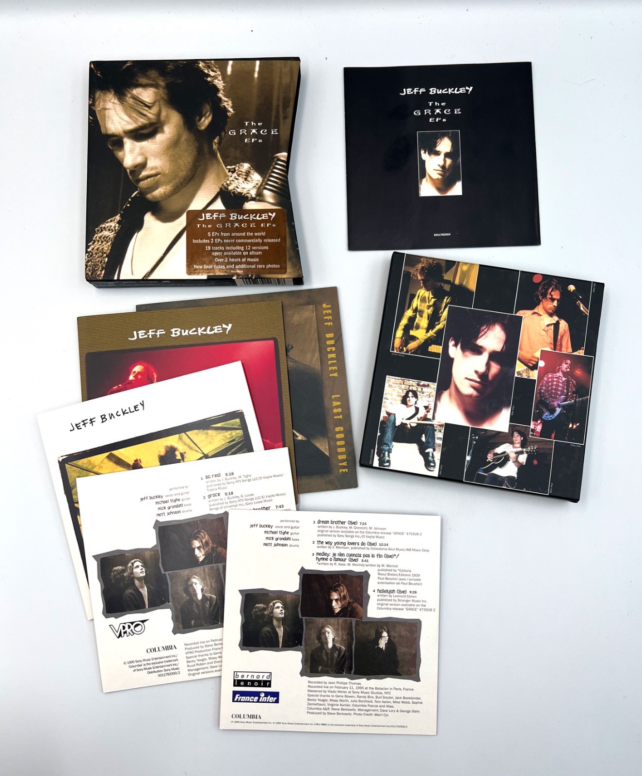 JEFF BUCKLEY - The Grace EPs 5 x CD Box Set Columbia 2002