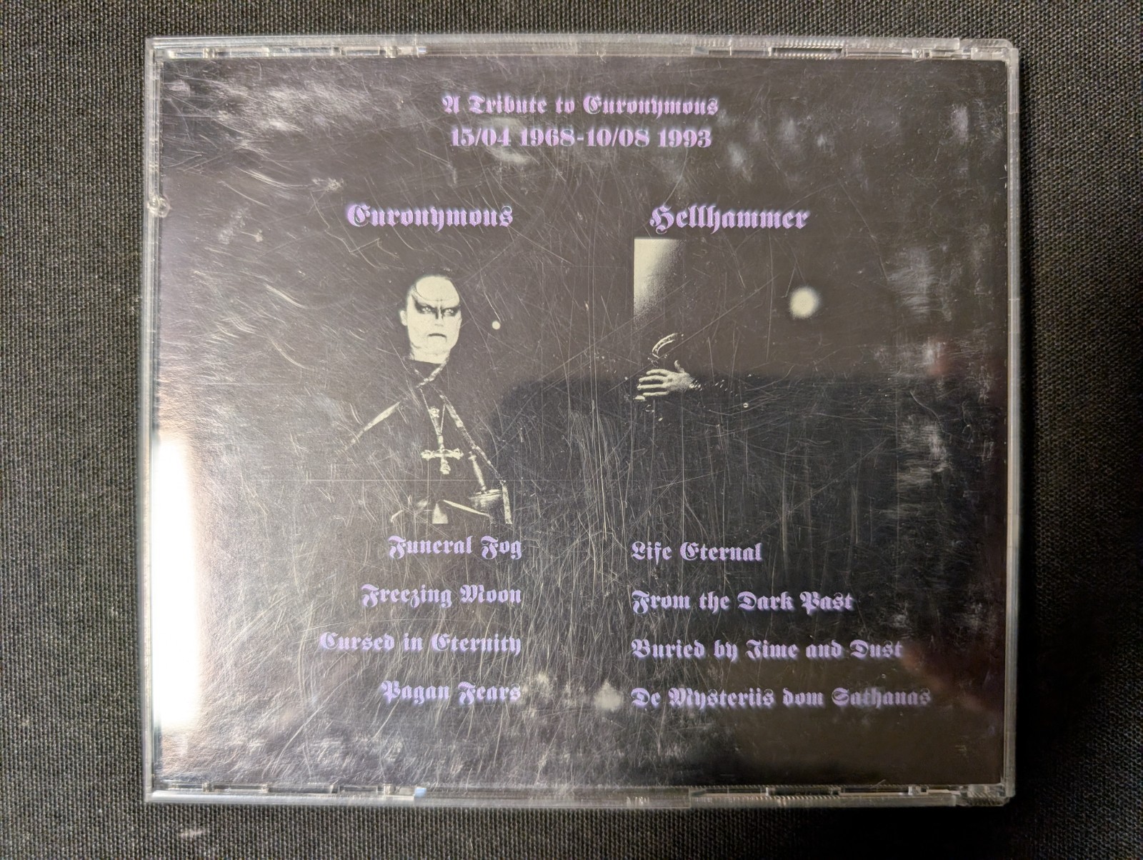 MAYHEM - DE MYSTERIIS DOM SATHANAS - CD 1994 FIRST PRESS DSP ANTI-MOSH 006 RARE