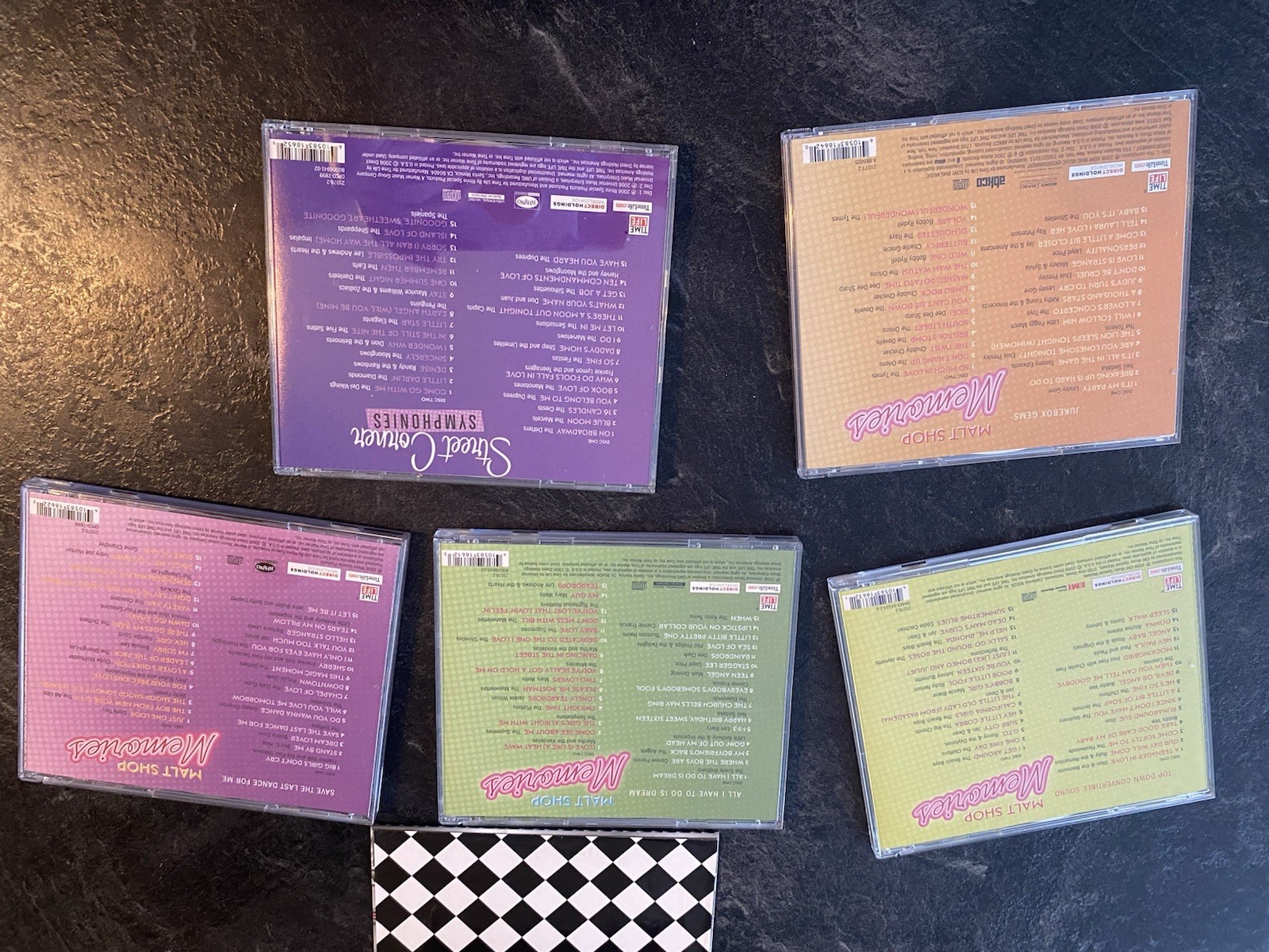 Malt Shop Memories 10 CD Box Set Complete 5 Volumes Rock N Roll Oldies Like New