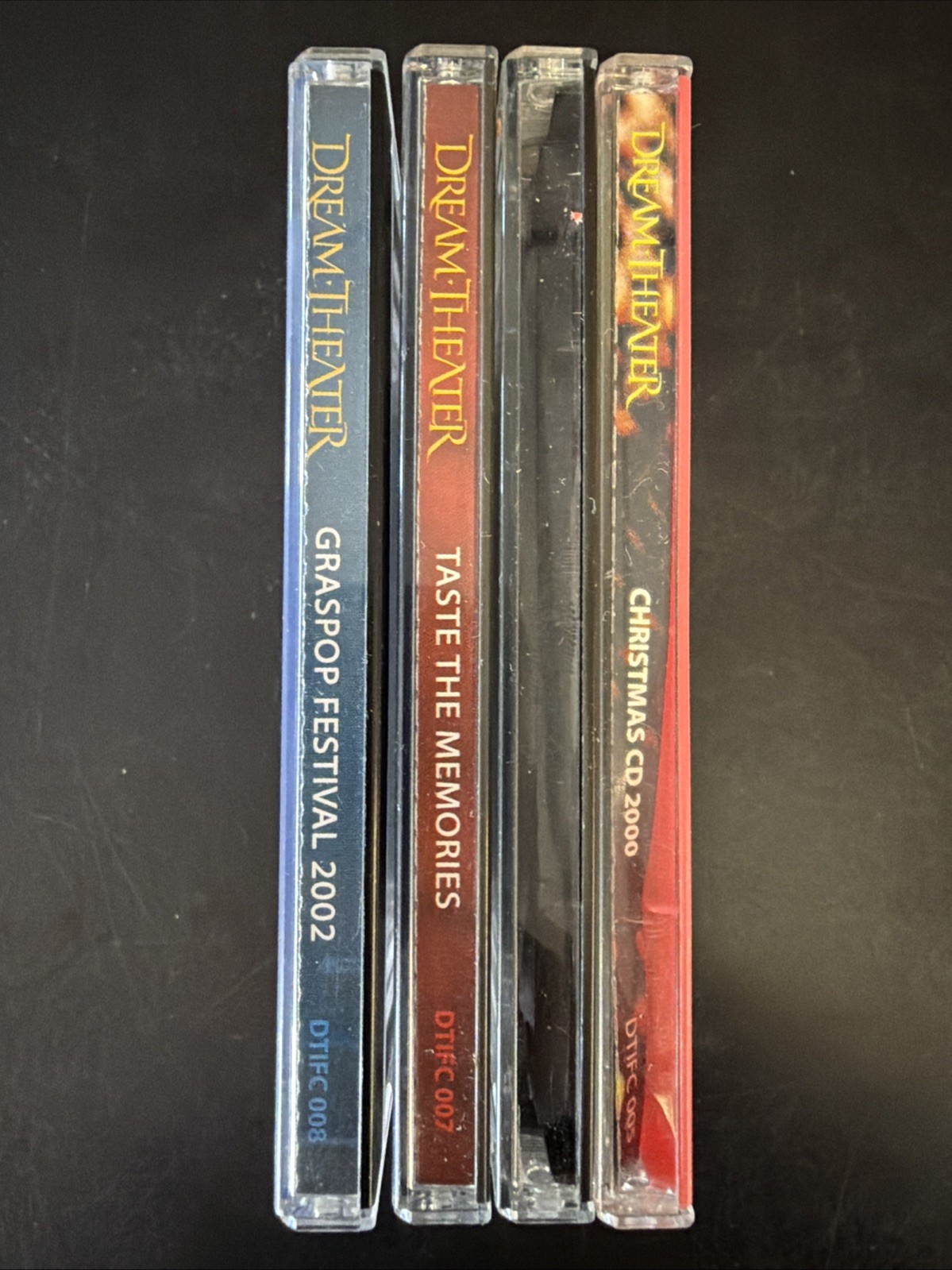 4 DREAM THEATER Rare Fan Club Promo CDs Christmas, Homecoming, Graspop, Memories
