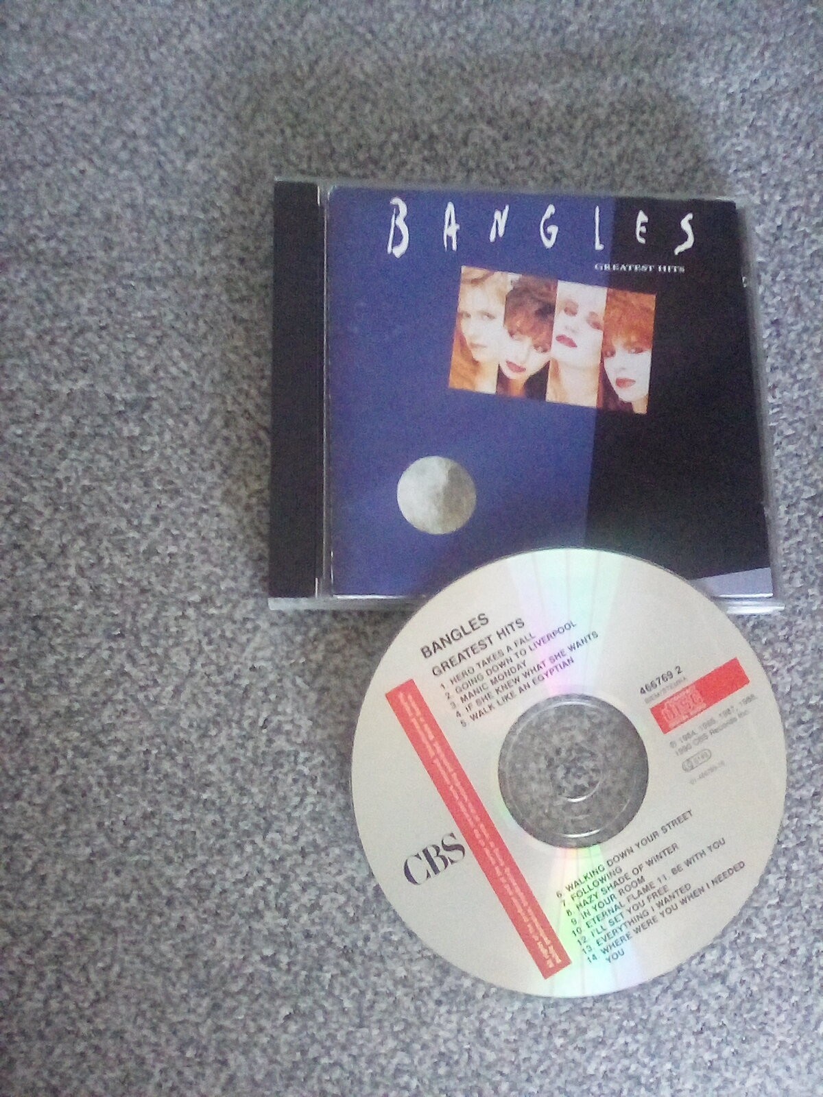 The Bangles : Greatest Hits CD The Bangles (1990), v good Eternal Flame