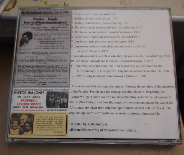 Rev Jim Jones Peoples Temple cd 'Life And Death' 1970's Jonestown Guyana