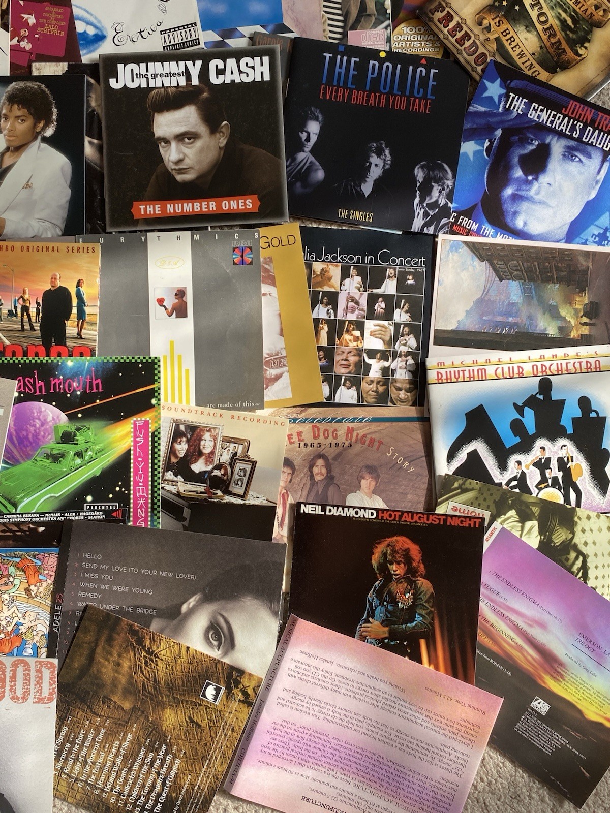 VINTAGE 3 LBS of CD Booklets 60s-2000s