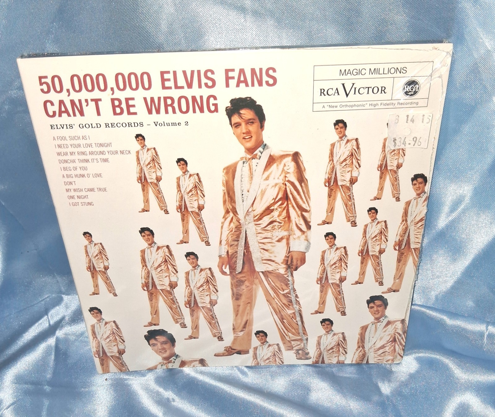 ELVIS 50 Million ELVIS FANS CAN'T BE WRONG FTD 2 CD NEW OOP GOLD RECORDS VOL 2