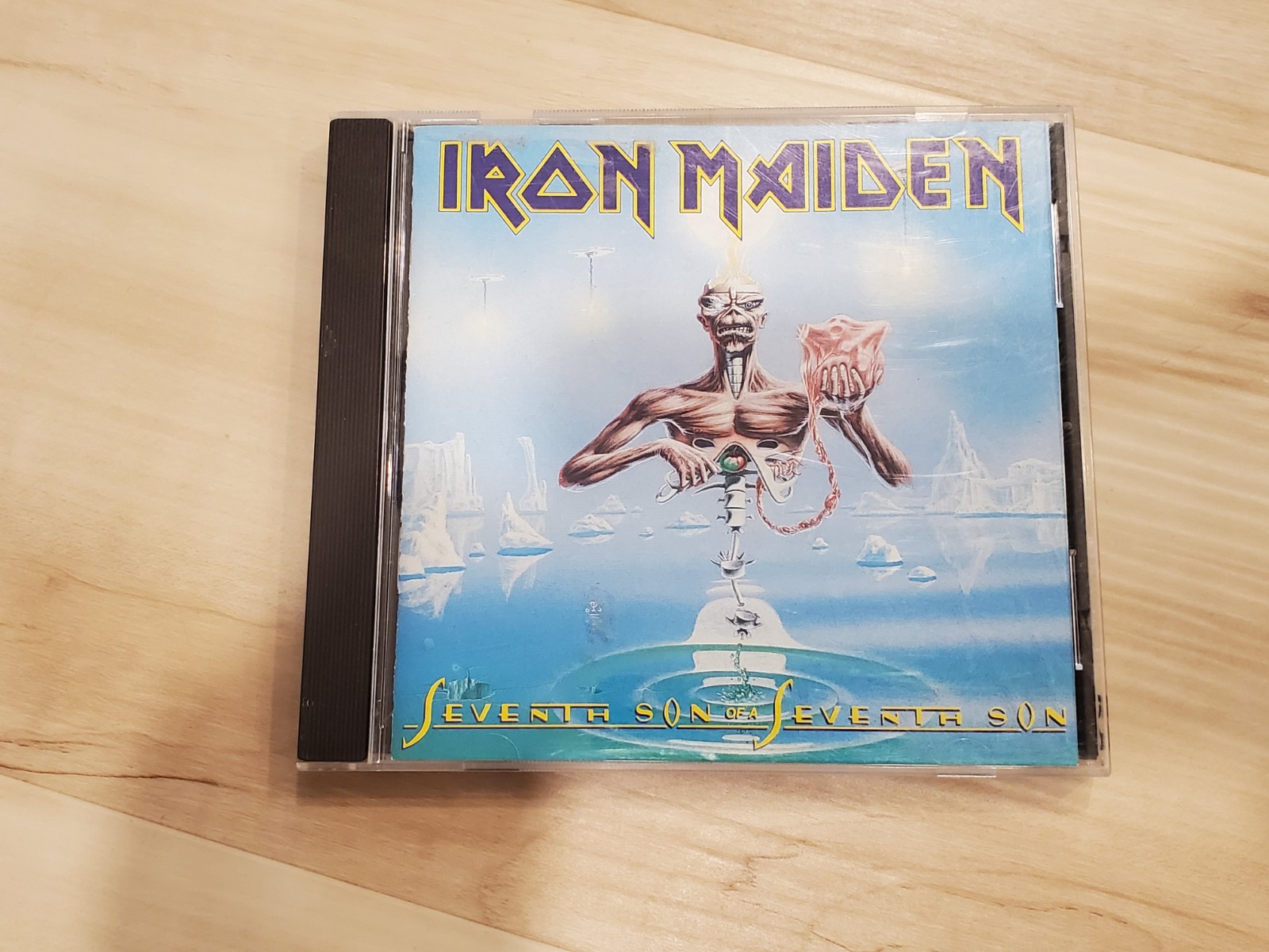 Vintage 1995 Iron Maiden Seventh Son of a Seventh Son Picture Disc CD