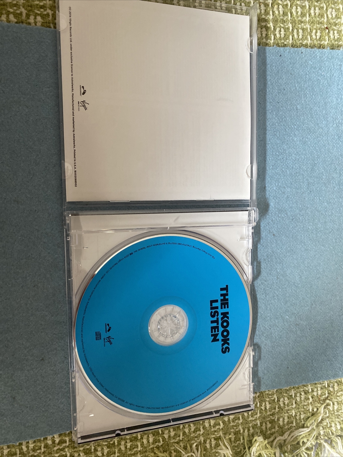 Listen by The Kooks (CD, 2014) B002088502 Astralwerks Virgin EMI Records